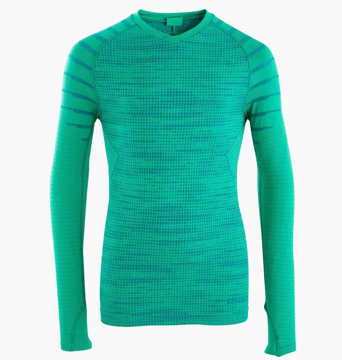 Лонгслів дитячий Kipsta ChildrenS T-Shirt Green 8651112