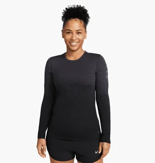 Лонгслів жіночий Nike Dri-Fit Adv Run Division Black DX0296-015