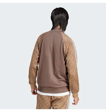 Олимпийка мужская Adidas Sstr Classic Mono Track Top Brown IS0255