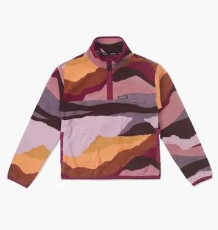 Кофта женская Converse Polar Fleece Printed Popover Multi 10025678-535