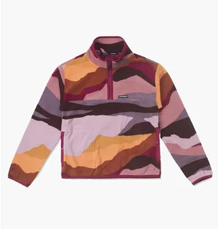 Кофта женская Converse Polar Fleece Printed Popover Multi 10025678-535