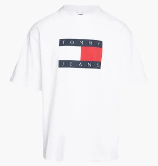 Футболка мужская Tommy Jeans Skate Flag Tee White DM0DM19555