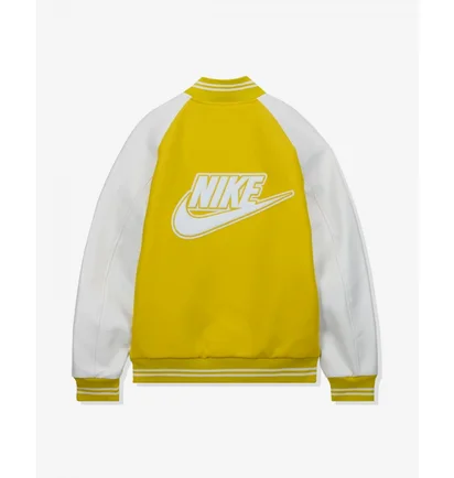 Бомбер мужской Nike X Nigo Nrg Varsity Jacket Yellow/White FV5670-735