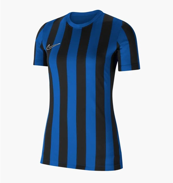 Футболка жіноча Nike W Nk Df Strp Dvsn Iv Jsy Ss Blue Cw3816-463