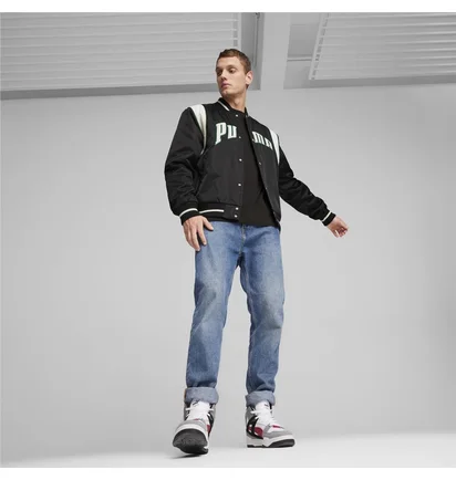 Бомбер мужской Puma Team Varsity Black 623691-01