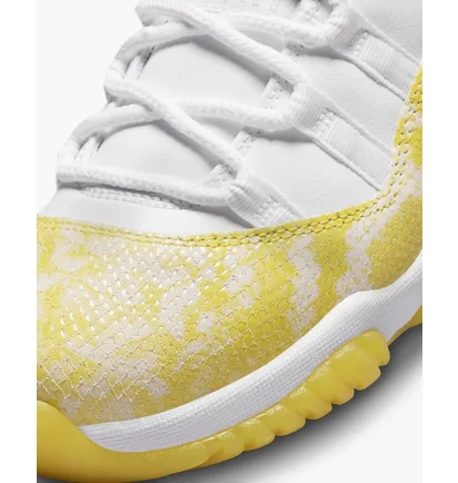 Кросівки жіночі Air Jordan Air 11 Retro Low White/Yellow AH7860-107