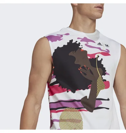 Майка унисекс Adidas Tennis New York Sleeveless Tee (Gender Neutral) White Hn9440