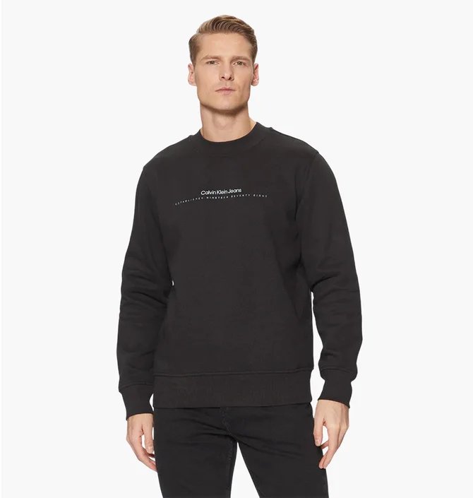 Свитшот мужской Calvin Klein Jeans Black J30J327119-BEH