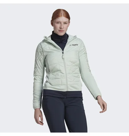 Куртка жіноча Adidas Terrex Multi Primegreen Hybrid Insulated Jacket Olive Hh9059