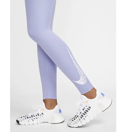 Легінси жіночі Nike Swoosh Run Leggings Light Blue DM7767-569