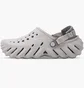 Тапочки чоловічі Crocs Echo Clog Grey 207937-1FT