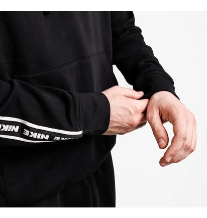 Спортивний костюм чоловічий Nike Club Fleece Graphics Hooded Track Suit Black FB7296-010