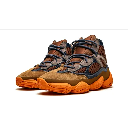 Кроссовки мужские Adidas Yeezy 500 High Bordo GW2873
