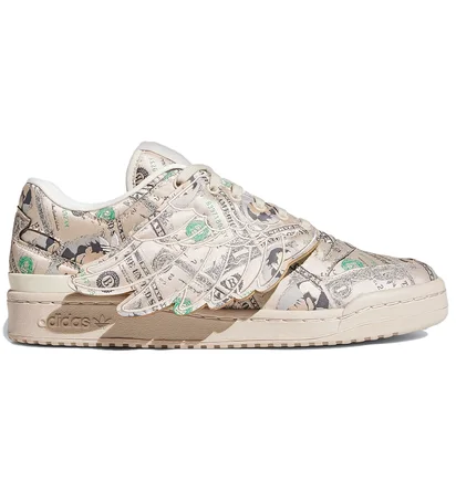 Кроссовки мужские Adidas Jeremy Scott X Forum Wings 1.0 Low Beige GX6393
