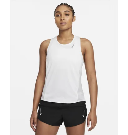 Майка жіноча Nike W Nk Df Race Singlet White DD5940-100