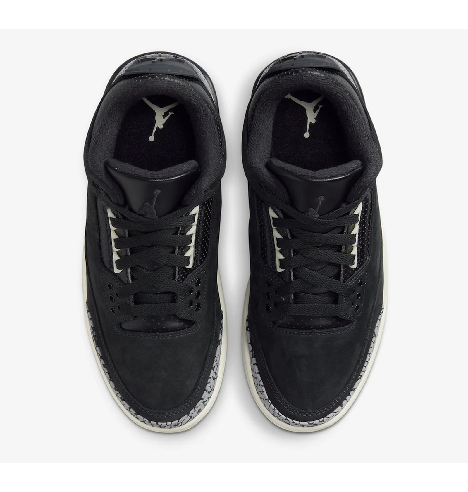 ᐉ Кроссовки женские Air Jordan 3 Retro Off Noir Black CK9246-001