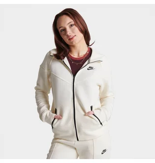 Толстовка женская Nike Sportswear Tech Fleece Windrunner Full-Zip Hoodie Beige FB8338-110