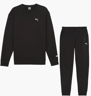 Спортивный костюм мужской Puma Rad/Cal Crew Dk Black 678915-01__678917-01