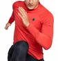 Лонгслив мужской Under Armour Coldgear Rush Mock Long Sleeve Training Top Red 1348052-646