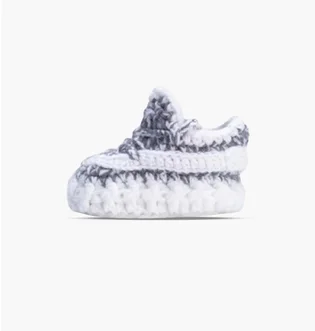 Кроссовки детские Baby Sneakers Yzy 350 Static White/Grey YZY01
