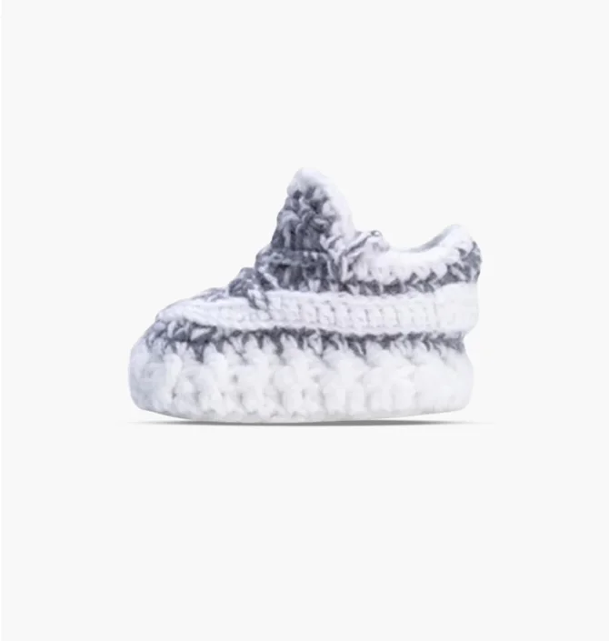 Кросівки дитячі Baby Sneakers Yzy 350 Static White/Grey YZY01