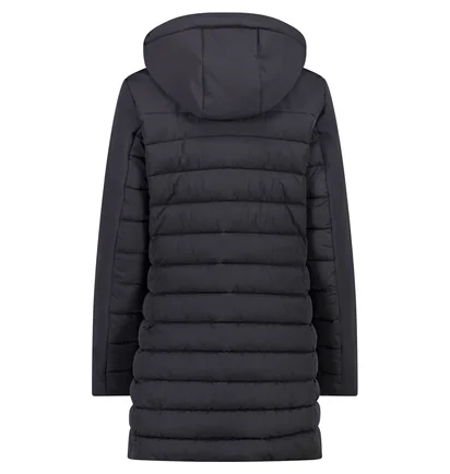 Парка женская Cmp Parka Zip Hood Black 32K1526-U423