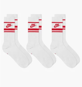 Носки унисекс Nike U Nk Nsw Everyday Essential Cr White (3 пары) DX5089-102