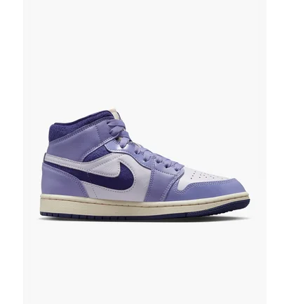 Кроссовки женские Air Jordan 1 Mid Se WomenS Shoes Violet/Pink DZ3745-500