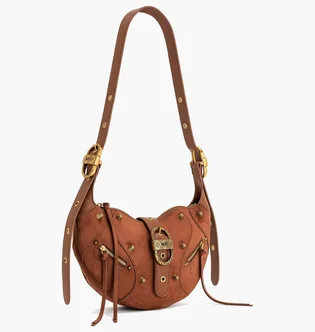 Сумка жіноча JW PEI Tessa Suede Shoulder Bag Brown BB2023BG70164JWP