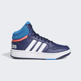 Кроссовки детские Adidas Hoops Mid Shoes Blue/White Gw0400