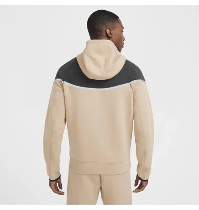 Толстовка чоловіча Nike Tech Fleece Reflective Beige HQ3746-200