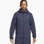 Толстовка чоловіча Nike Tech Fleece Full-Zip Windrunner Hoodie Blue FB7921-473