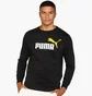 Світшот чоловічий Puma Ess+ 2 Col Big Logo Crew Black 58676254