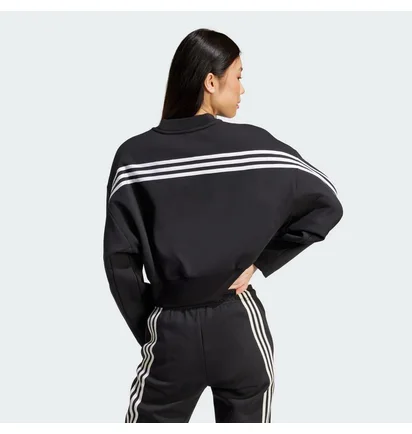 Світшот жіночий Adidas Future Icons 3-Stripes Sportswear Black IP1549