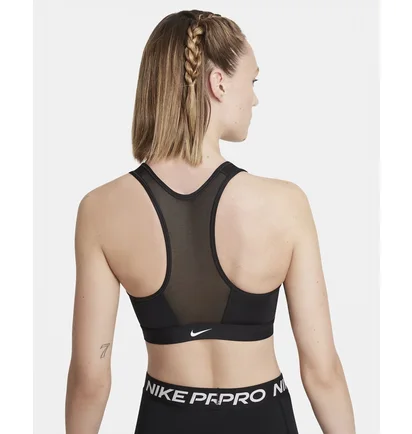 Топ жіночий Nike W Df Swsh Zip Front Bra Black DD1205-010