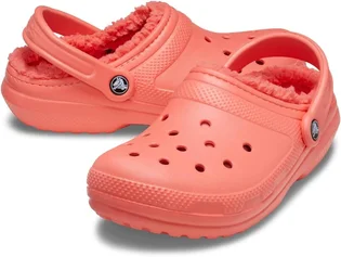 Тапочки жіночі CROCS Classic Lined Clog Orange 203591-6SL
