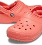 Тапочки женские CROCS Classic Lined Clog Orange 203591-6SL