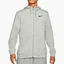 Толстовка чоловіча Nike Dry Men's Dri-FIT Hooded Fitness Full-Zip Grey CZ6376-063