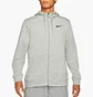 Толстовка чоловіча Nike Dry Men's Dri-FIT Hooded Fitness Full-Zip Grey CZ6376-063