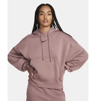 Худи женское Nike Sportswear Phoenix Fleece Over-Oversized Pullover Hoodie Bordo DQ5858-208
