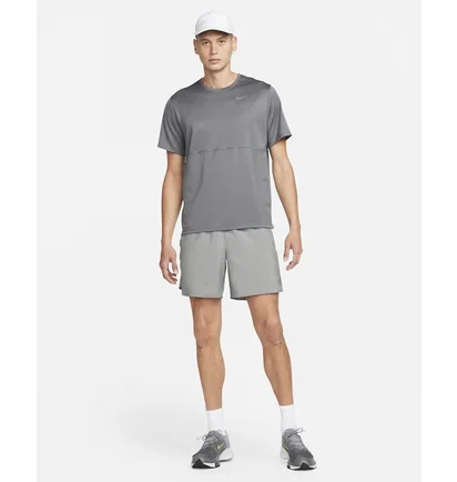 Футболка мужская Nike M Nk Df Run Top Ss Grey Cj5332-070