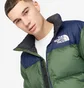 Пуховик мужской The North Face 1996 Retro Nuptse Jacket Green/Blue NF0A3C8DOAS