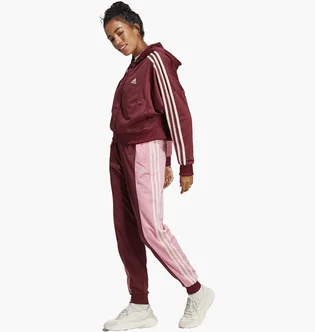 Спортивний костюм жіночий Adidas Bold Block Tracksuit Bordo IC0397