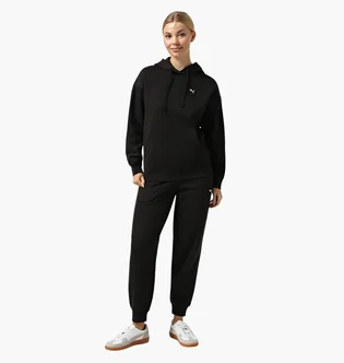 Спортивний костюм жіночий Puma Loungewear Fleece Black 689346-01