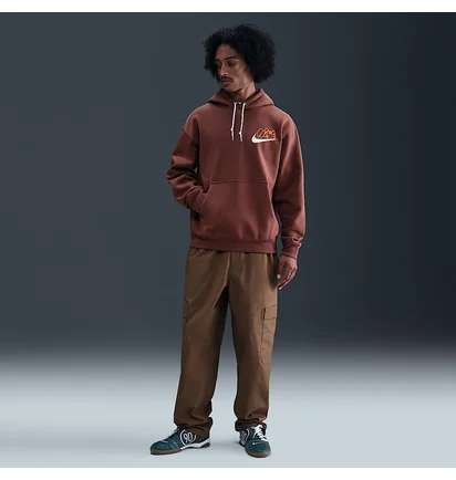 Худи мужское Nike Solo Swoosh Brown IH4293-218