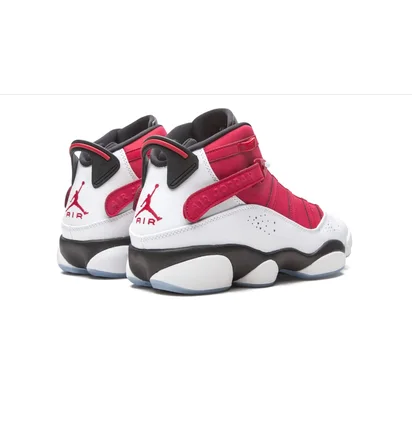 Кроссовки мужские Air Jordan 6 Rings White/Pink 322992-106