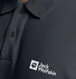 Поло чоловіче Jack Wolfskin Essential Black 1809301-1033