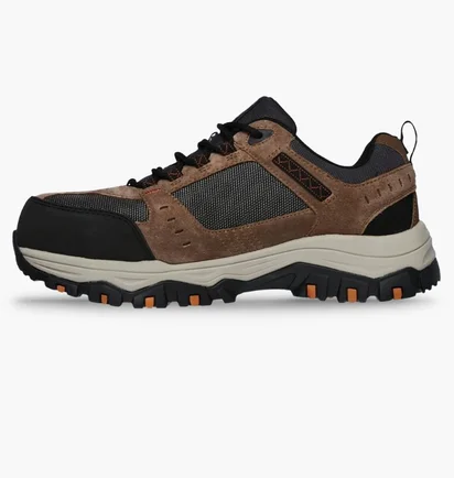 Черевики чоловічі Skechers Work Greetah Brown/Black 77183EC-BRBK