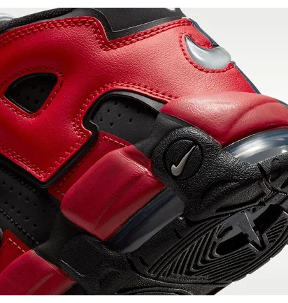 Кроссовки детские Nike Air More Uptempo 96 Gs Split Black/Red DM0017-001