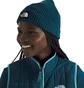 Шапка унісекс The North Face Logo Cuffed Beanie Turquoise NF0A3FJX1NO